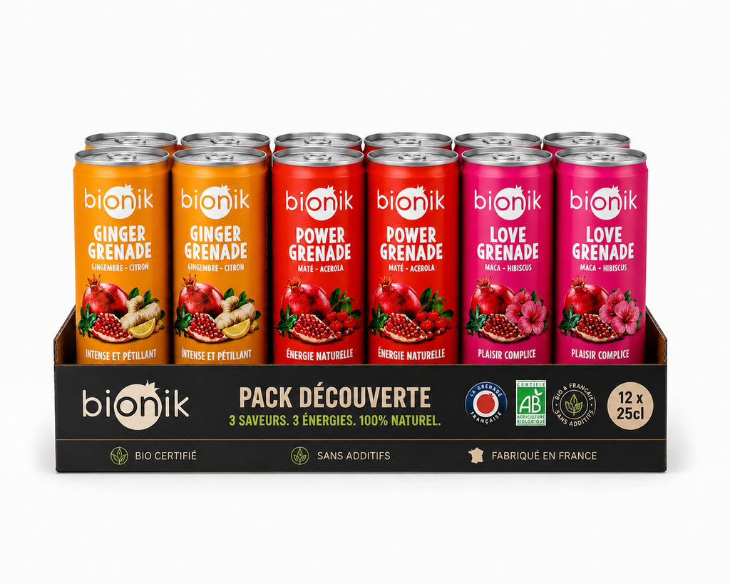 Pack Découverte: 12 canettes, 3 parfums